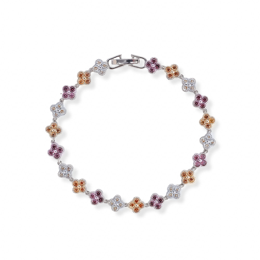 Lisbeth Multicolor Trèfle Bracelet