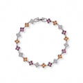 Lisbeth Multicolor Trèfle Bracelet