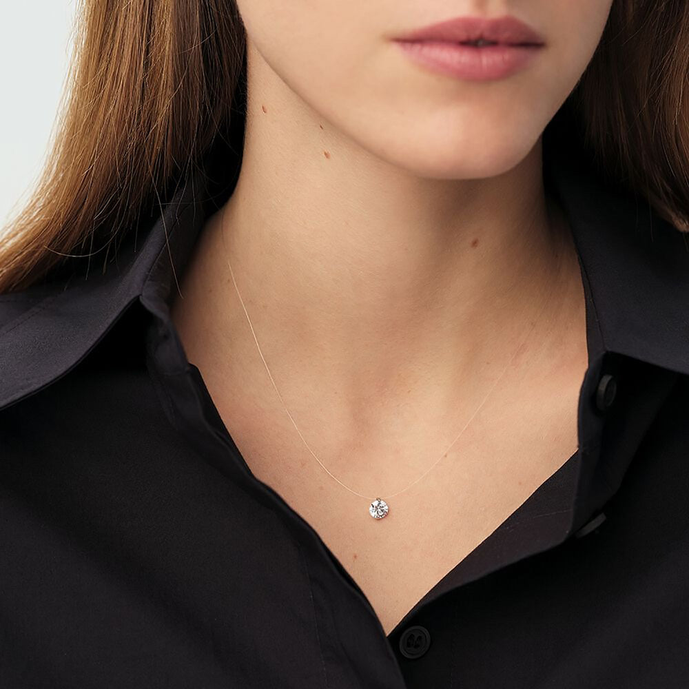 Livane Ocean Lueur Silver 3ct Chocker Necklace