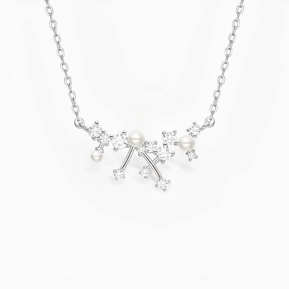 Lola White Star Necklace