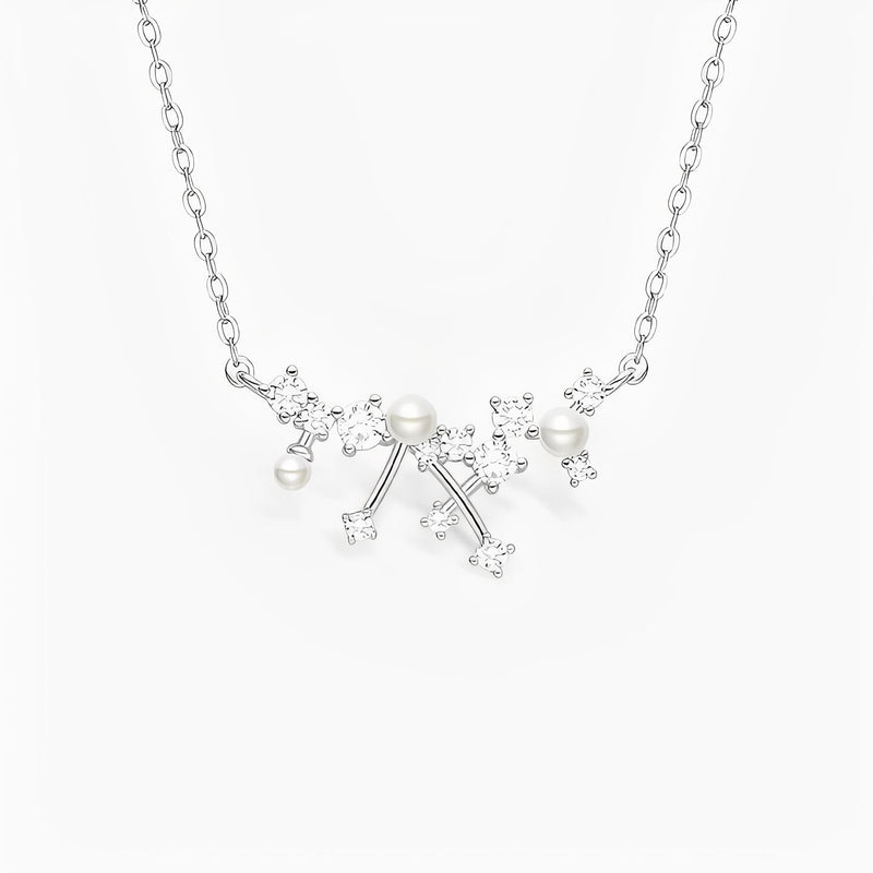 Lola White Star Necklace