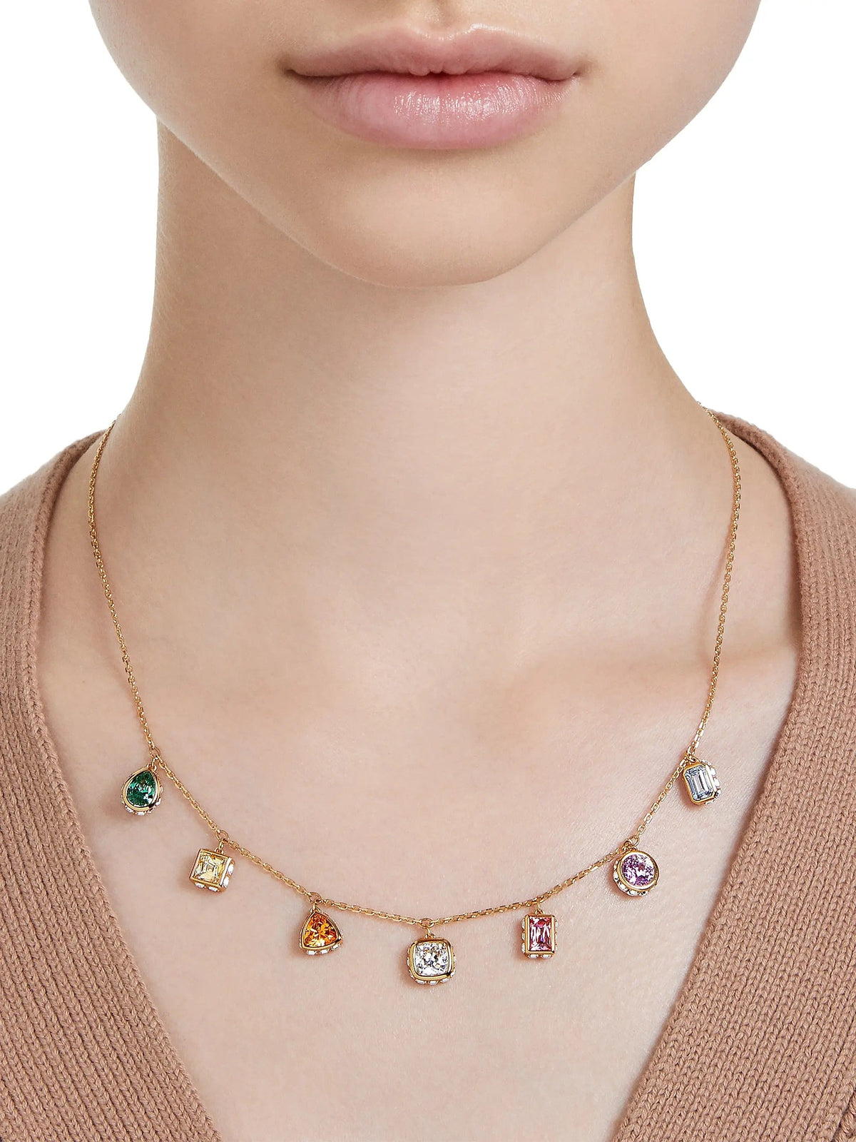Lotte Multicolor Mixed Shape Necklace