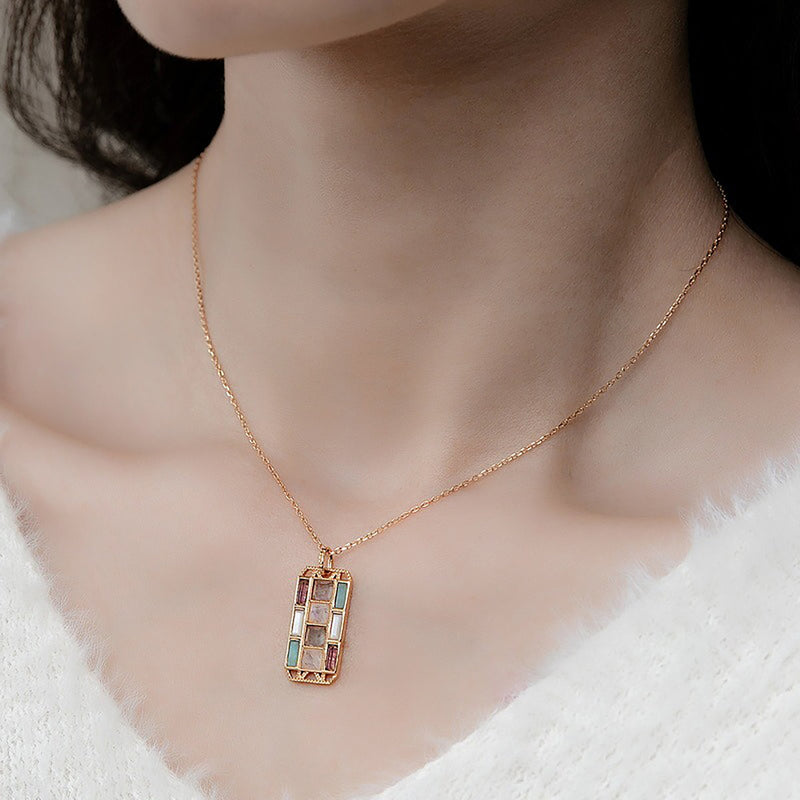 Lovina Multicolors Palette Necklace