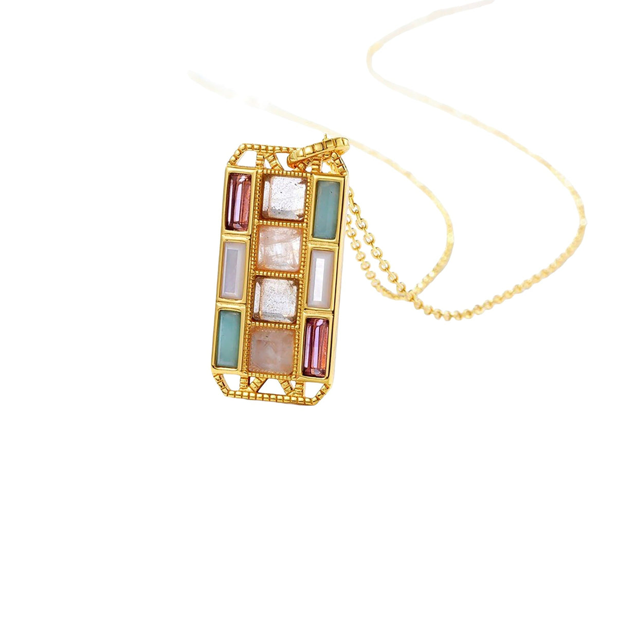Lovina Multicolors Palette Necklace