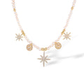 Luciane White Pearl Starburst Necklace