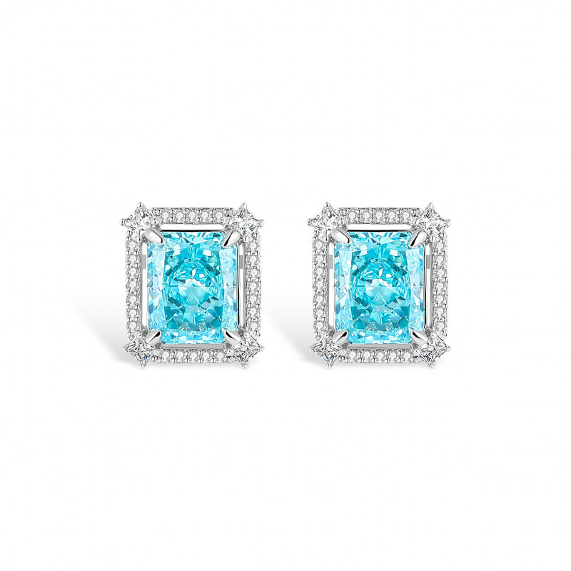Lucie Blue Radiant Stud Earring