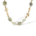 Ludiane Oval Natural Crystal Necklace