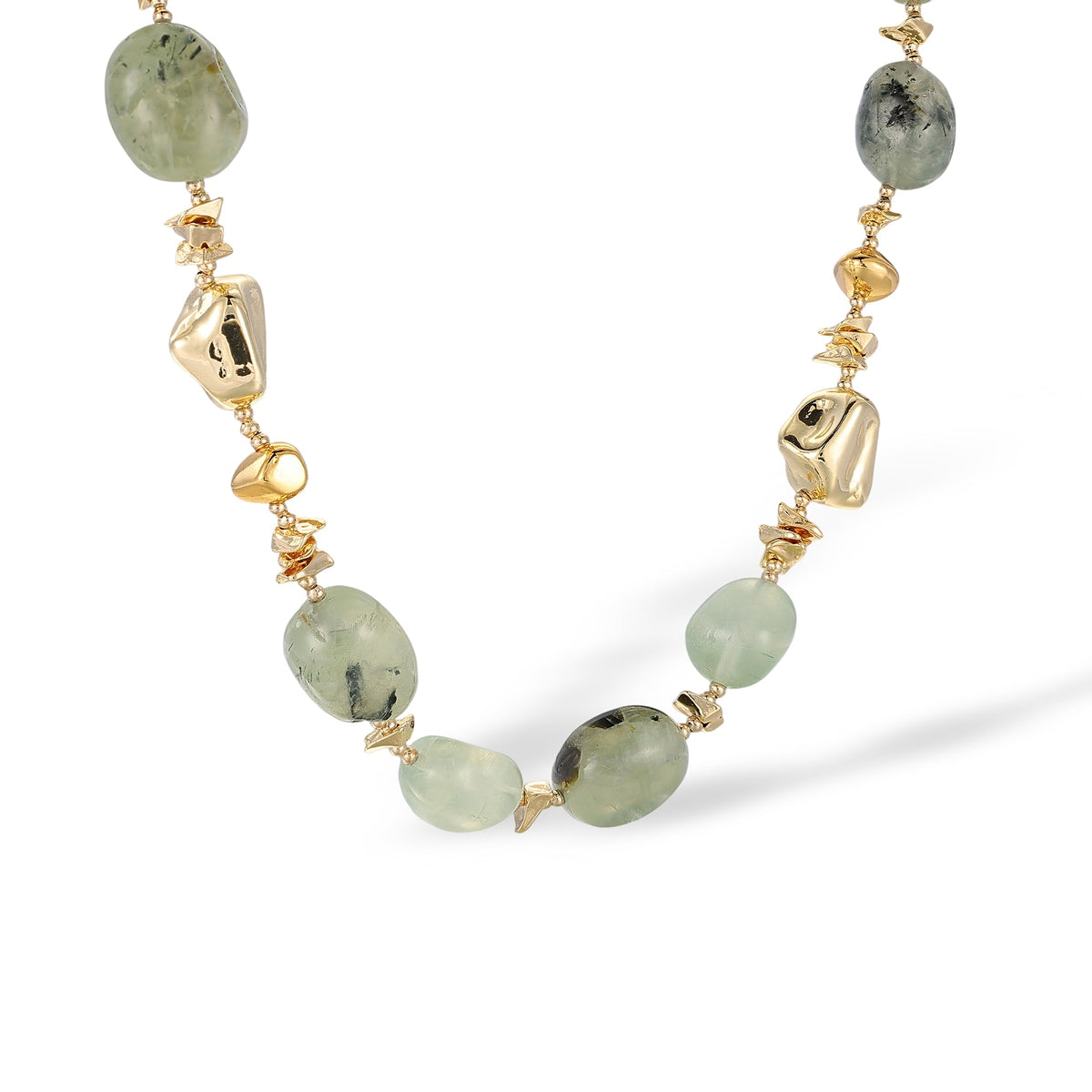Ludiane Oval Natural Crystal Necklace