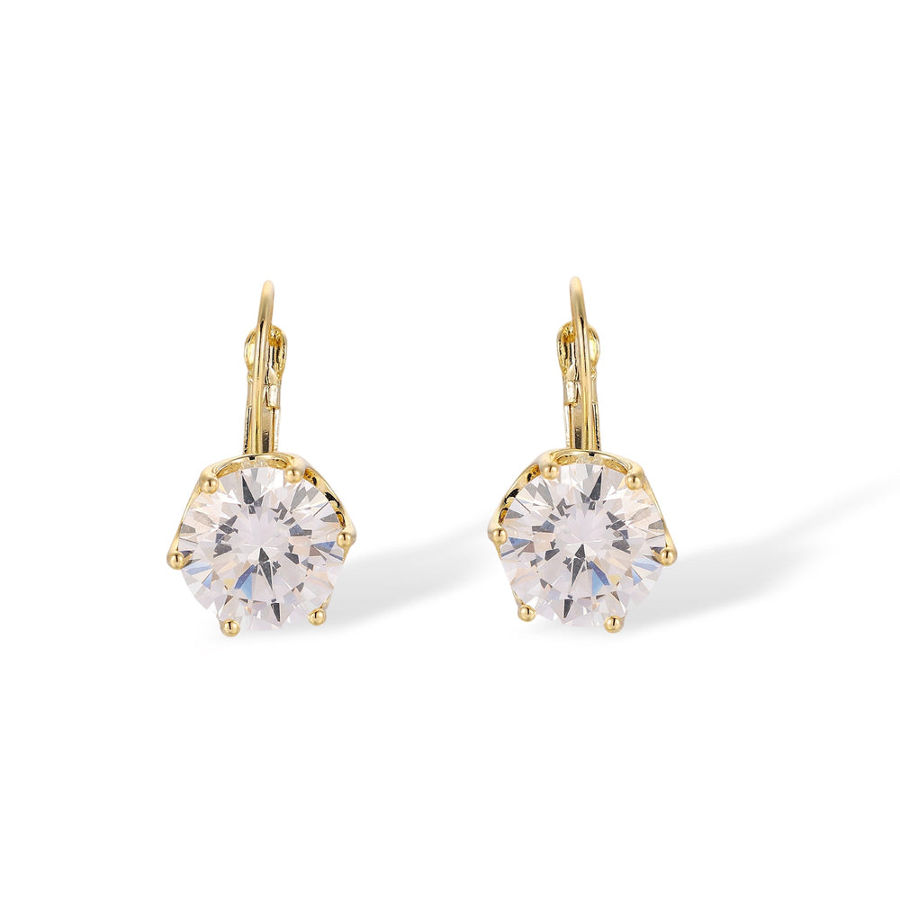 Luitgard 14K Gold Round Huggie Earrings