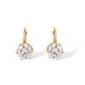 Luitgard 14K Gold Round Huggie Earrings