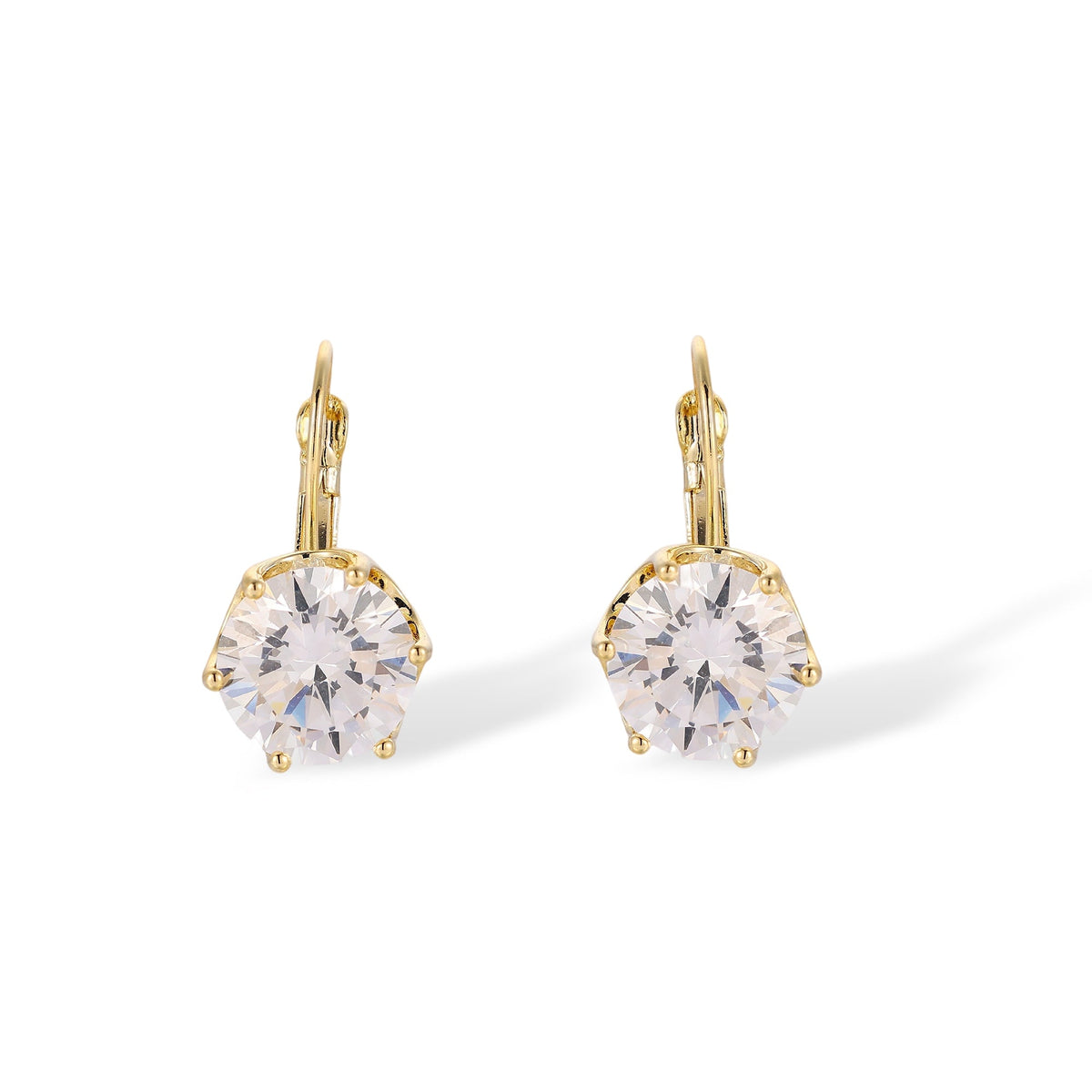 Luitgard 14K Gold Round Huggie Earrings