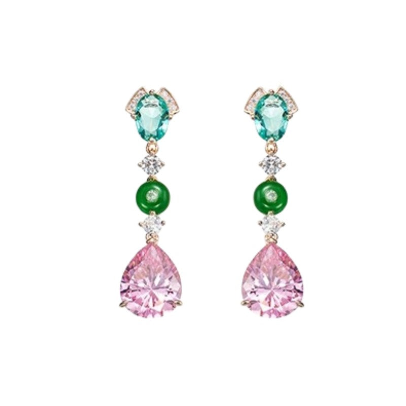 Lunette 14K Gold Teardrop Earrings