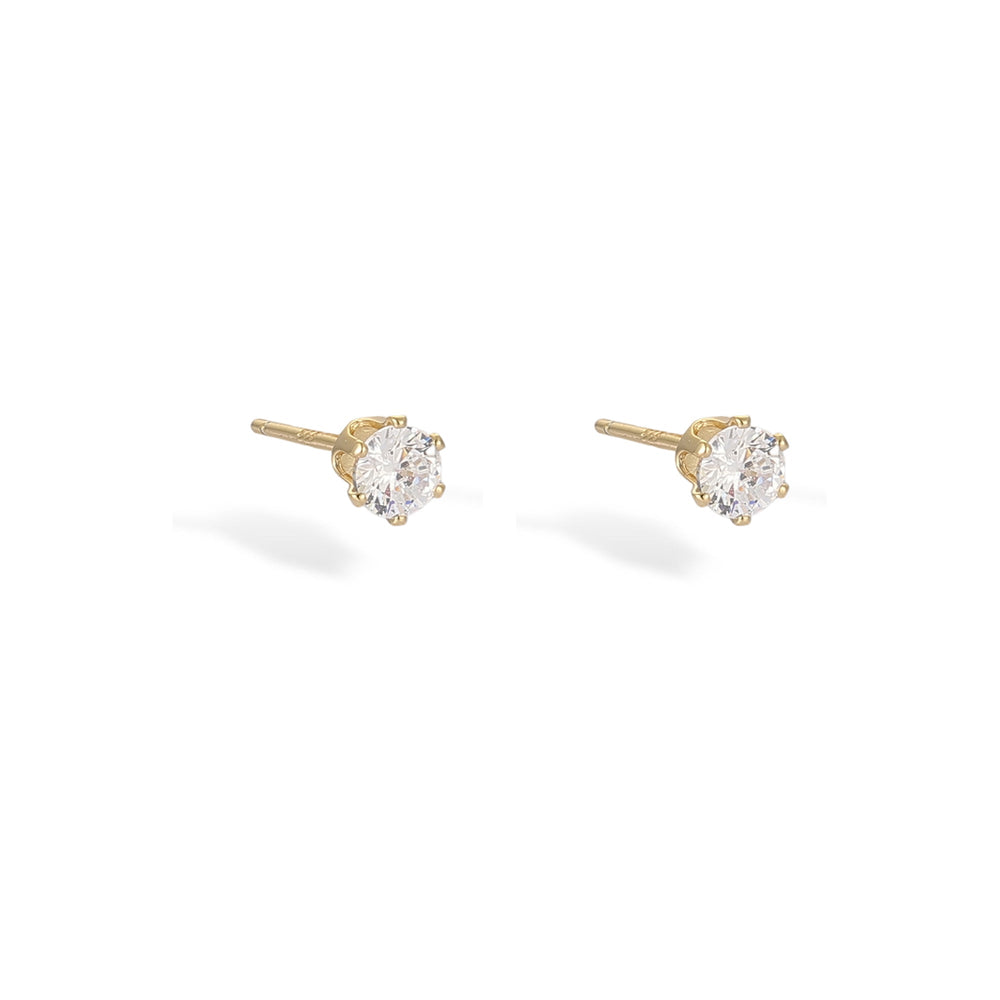 Maddy Snowflake White Earring Set