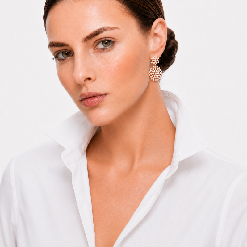 Madita 14K Gold Circular Earrings
