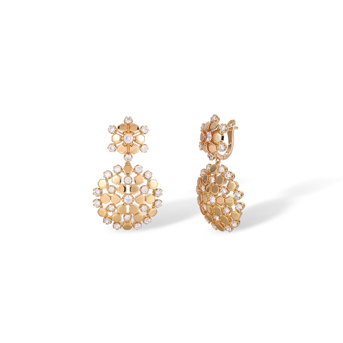 Madita 14K Gold Circular Earrings