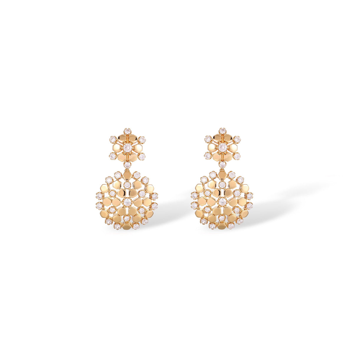 Madita 14K Gold Circular Earrings