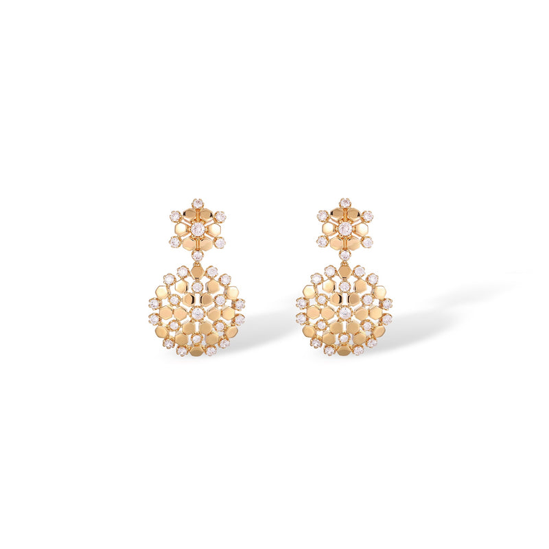 Madita 14K Gold Circular Earrings