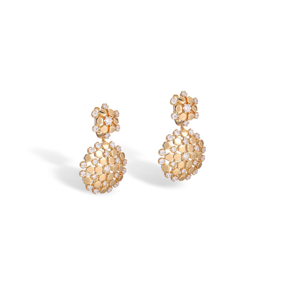 Madita 14K Gold Circular Earrings