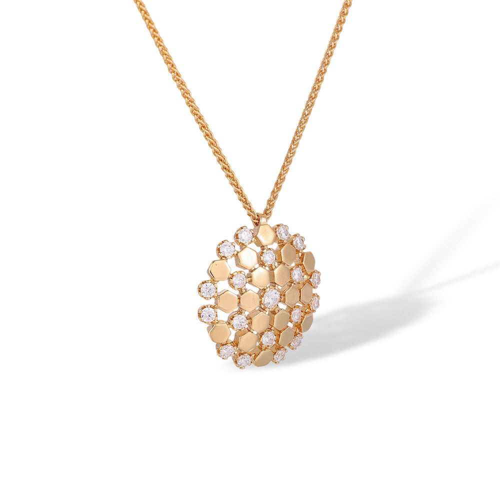 Madita 14K Gold Circular Necklace