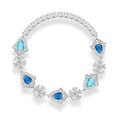 Maeva Blue Floral Bracelet
