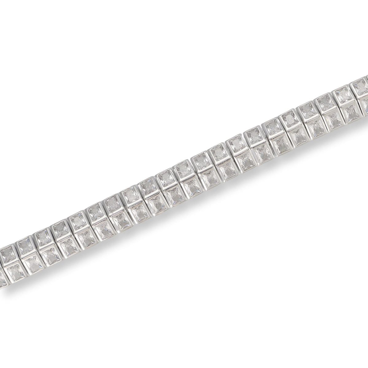 Magda 14K Gold Square Tennis Bracelet