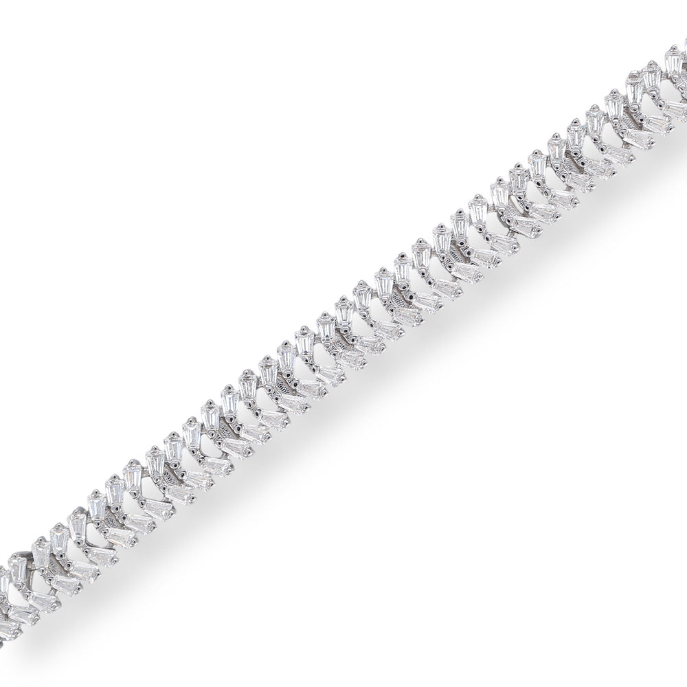 Maguelone 14K Gold Baguette Tennis Bracelet