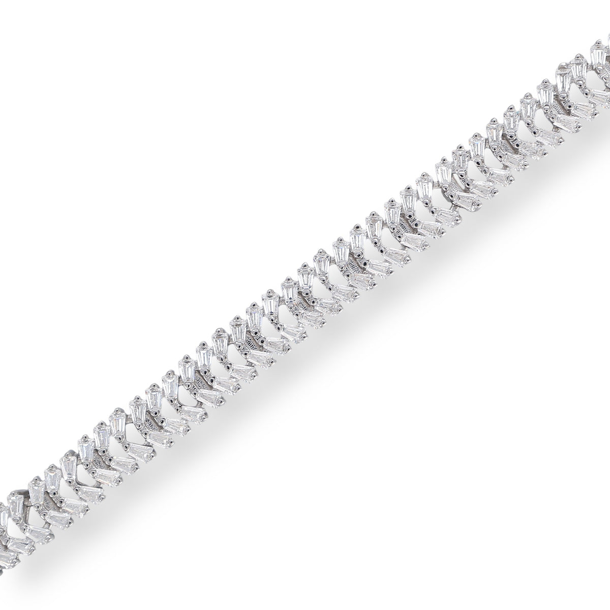 Maguelone 14K Gold Baguette Tennis Bracelet