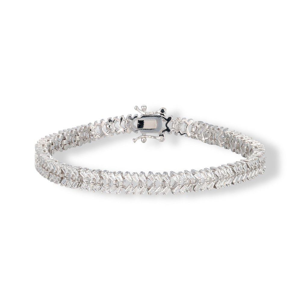 Maguelone 14K Gold Baguette Tennis Bracelet