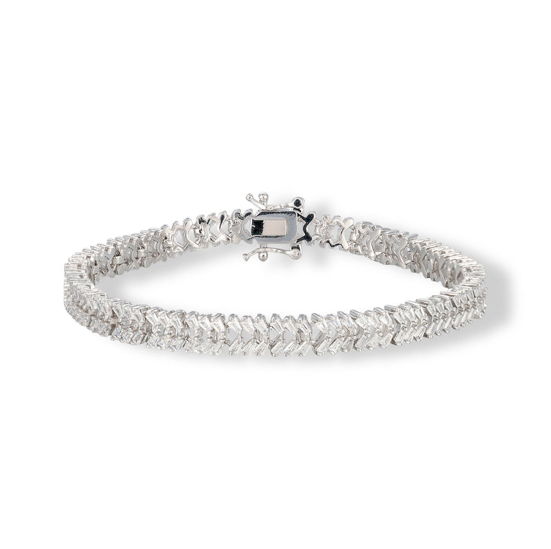 Maguelone 14K Gold Baguette Tennis Bracelet