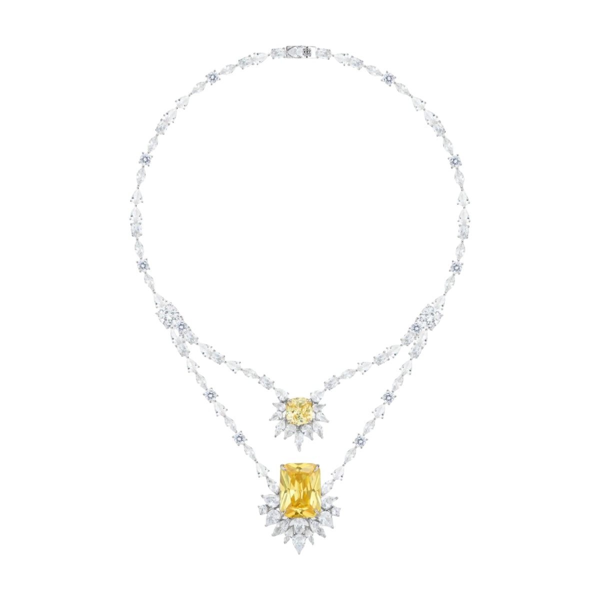 Maguelone Double-Layer Emerald Necklace