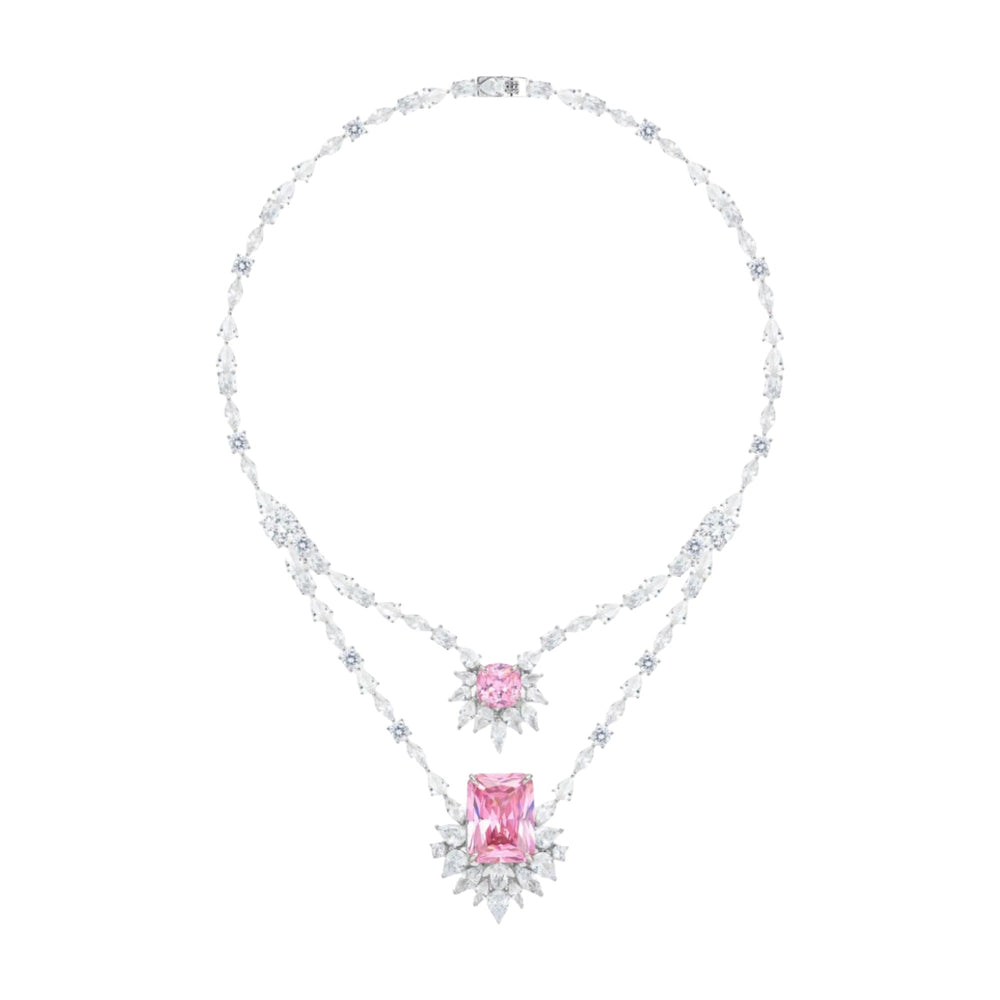 Maguelone Double-Layer Emerald Necklace