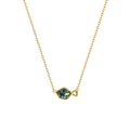 Mahault Moss Green Fish Necklace