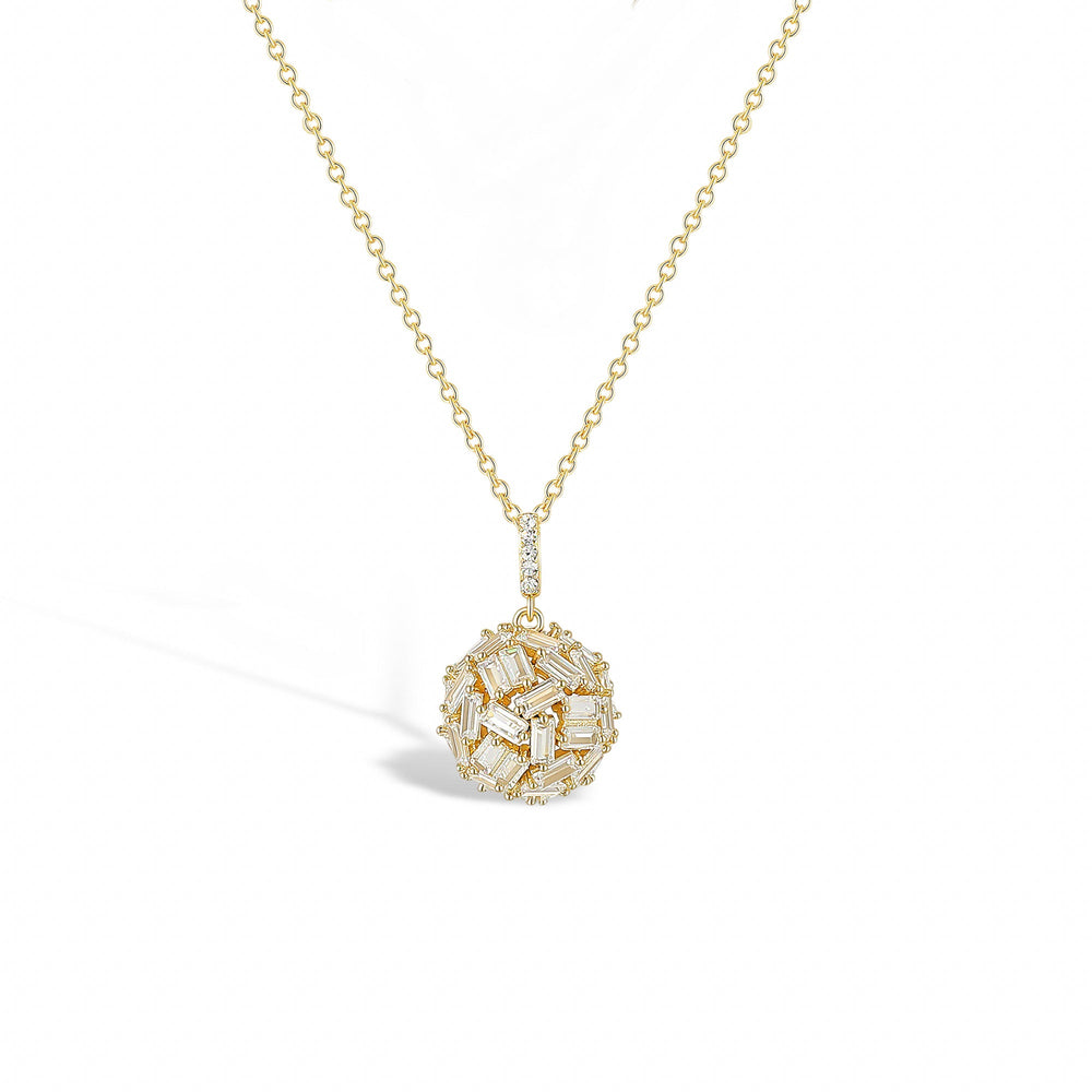 Maïlis 14K Gold Round Necklace