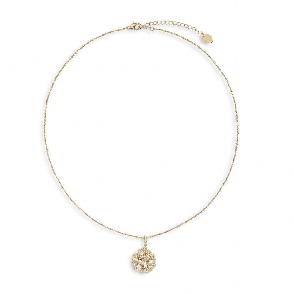 Maïlis 14K Gold Round Necklace