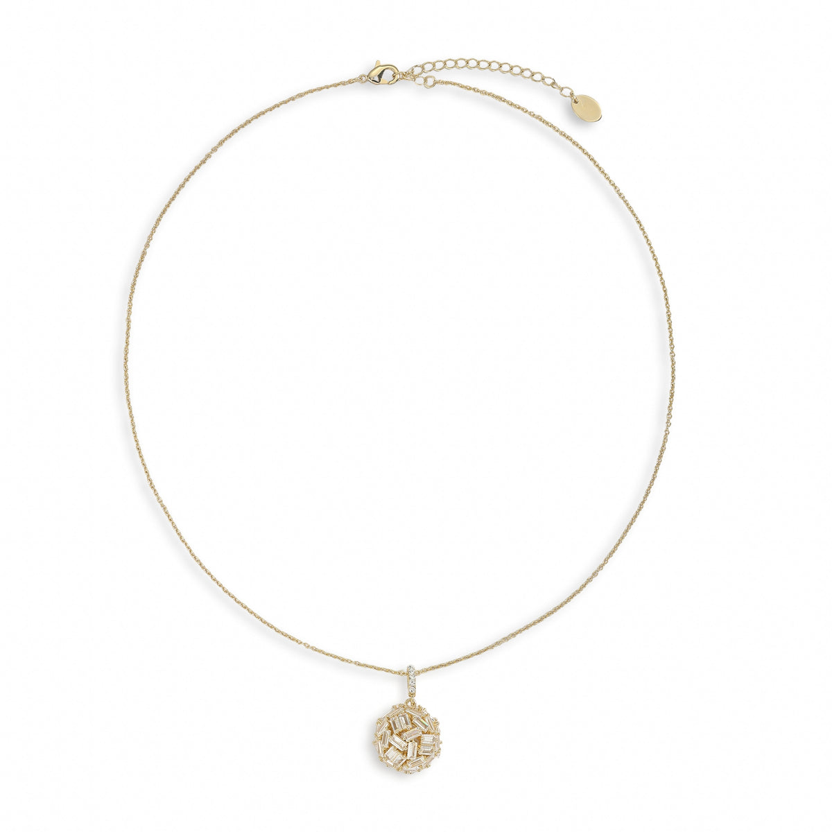 Maïlis 14K Gold Round Necklace