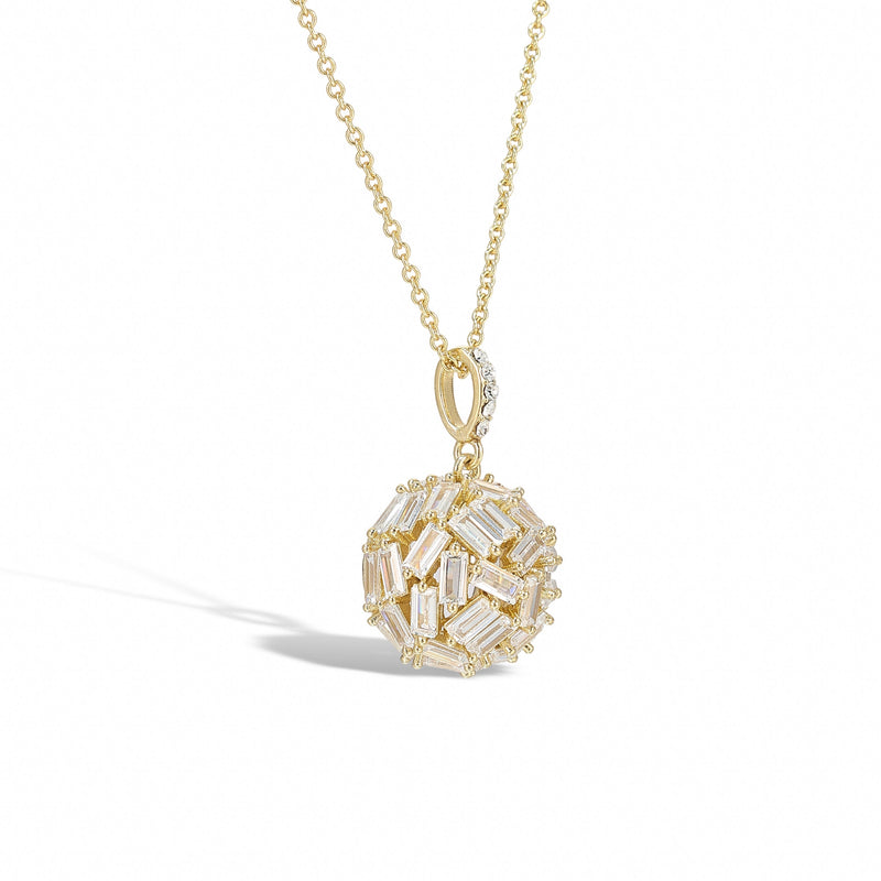Maïlis 14K Gold Round Necklace