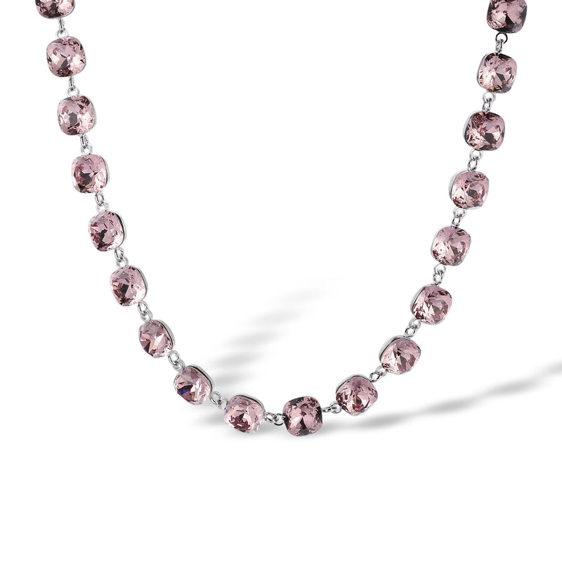 Malina Cushion Crystal Necklace