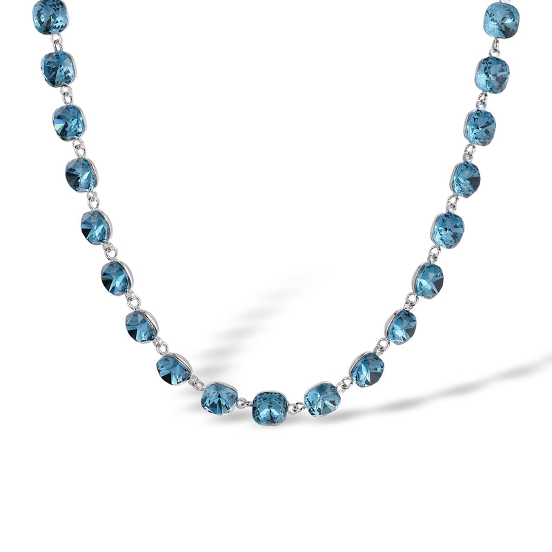 Malina Cushion Crystal Necklace