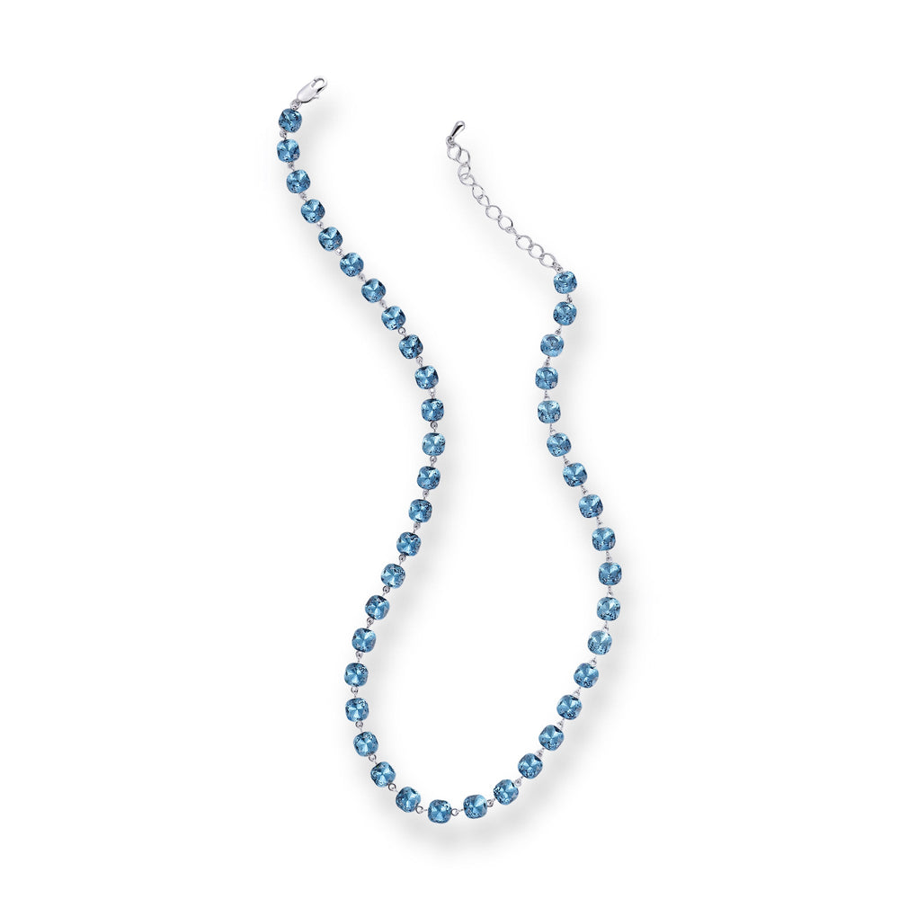 Malina Cushion Crystal Necklace