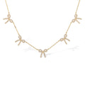 Manuela 14K Gold Delicate Bow Necklace