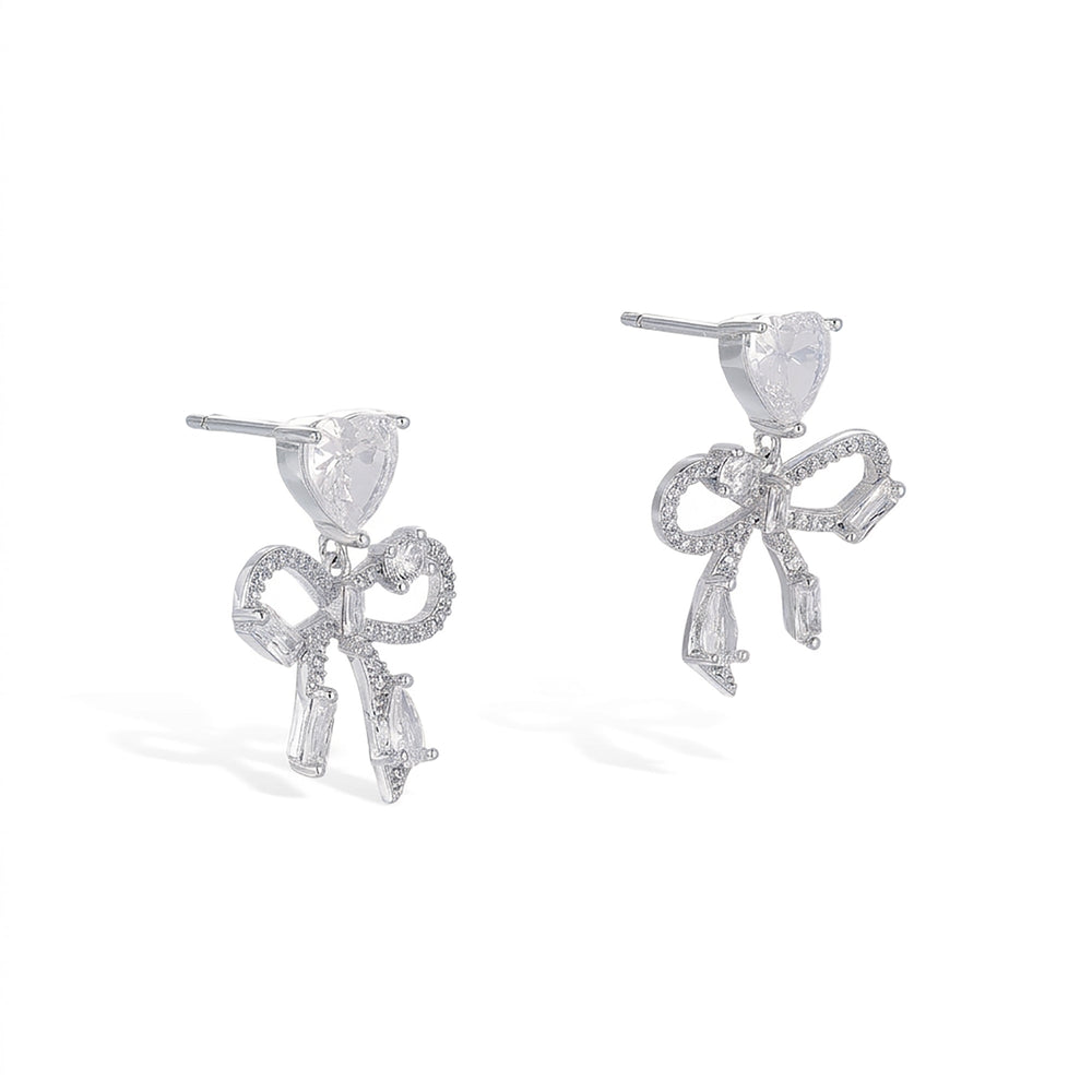 Manuela 14K Gold Delicate Bow Earrings