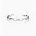Marbré White Butterfly Open Bangle