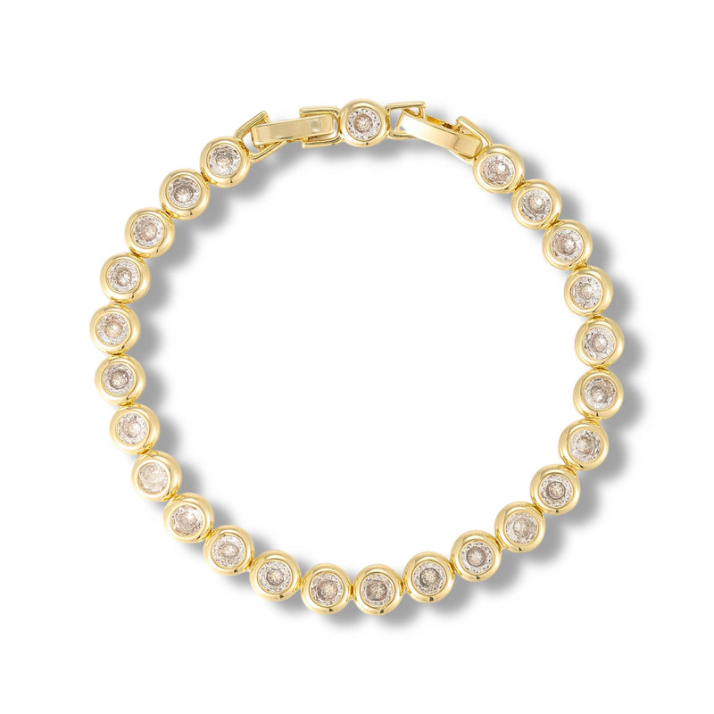 Mareike 14K Gold Round Tennis Bracelet
