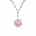 Margaux Pink Teardrop Necklace
