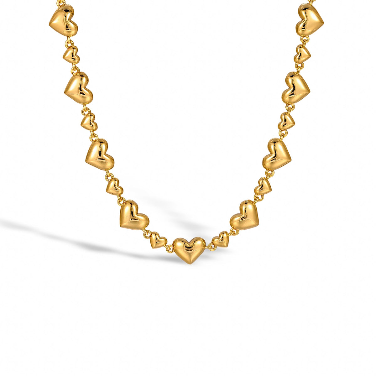 Margot 14K Yellow Gold Heart Necklace