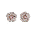 Maribel Rose Floral Stud Earrings