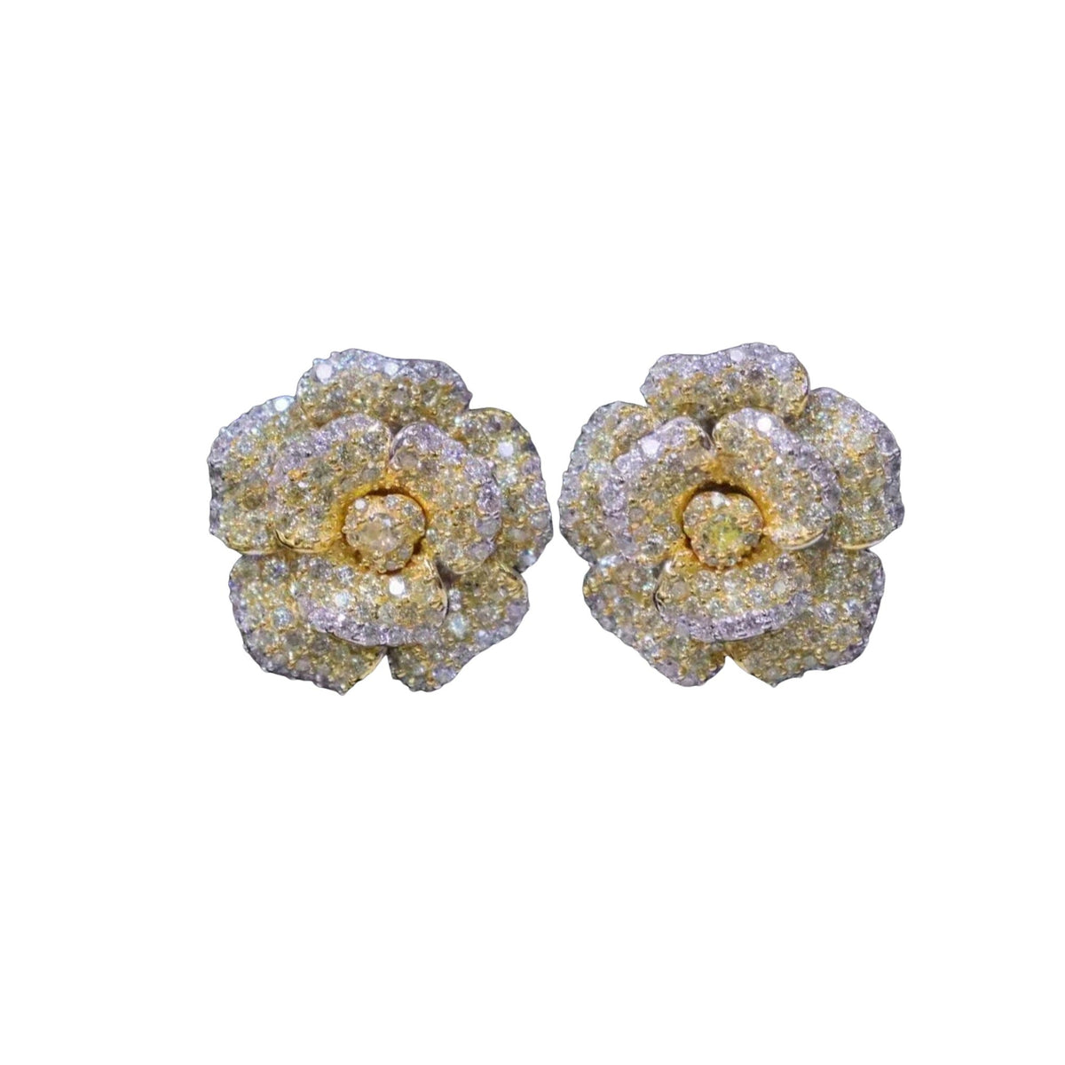 Maribel Rose Floral Stud Earrings