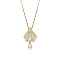 Marika 14K Yellow Gold Shell Pearl Necklace