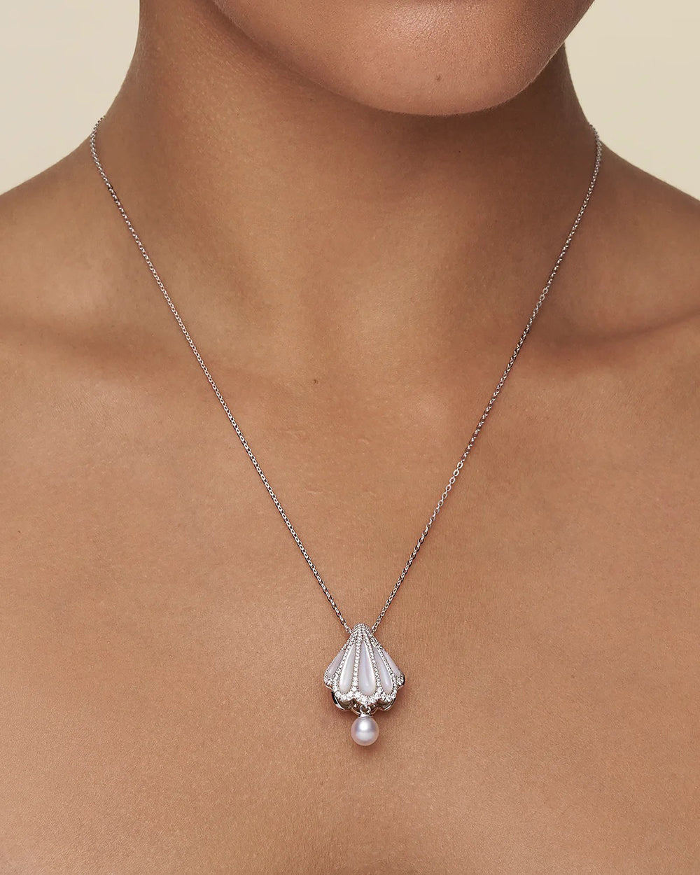 Marika 14K Yellow Gold Shell Pearl Necklace