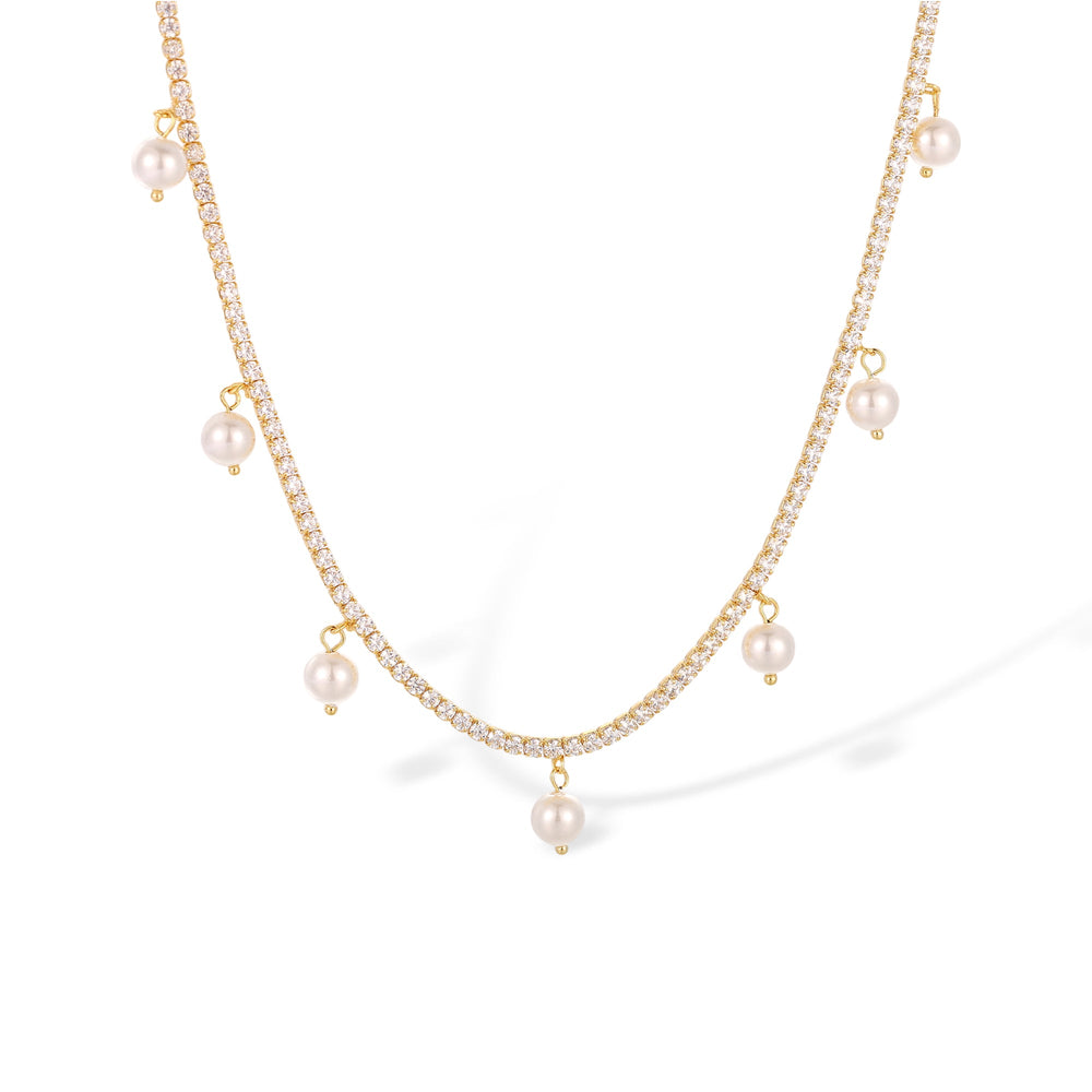 Marisol 14K Gold Pearl Necklace